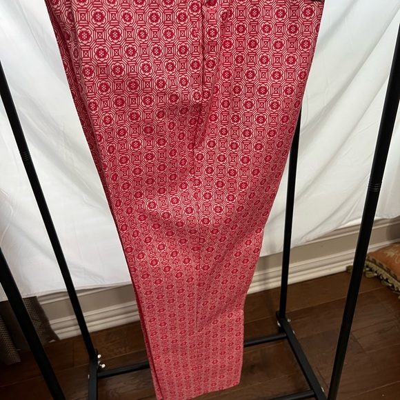 Talbots Red Geometric Slacks - Picture 5 of 5